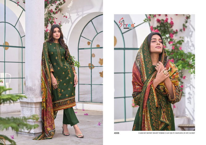 Bin Saeed Lawn Collection Vol 4 By Shree Cotton Salwar Suits Catalog